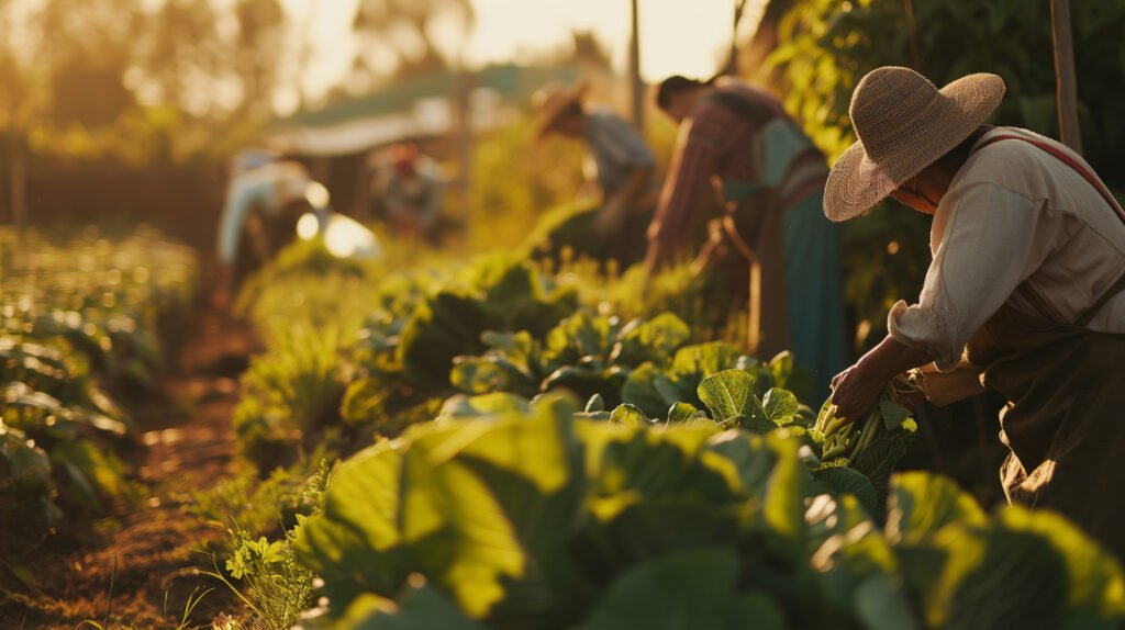 temporada de primavera para la rotación de cultivo de huertos urbanos
