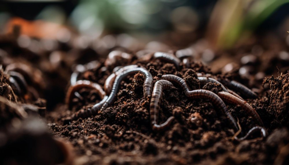 Vermicompostador casero con lombrices rojas: preparación, alimentación y cosecha de humus